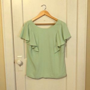 Banana Republic Flutter Sleeve Blouse